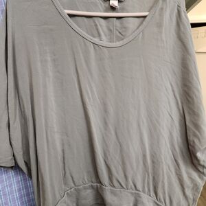 Casual Gray Women's Top